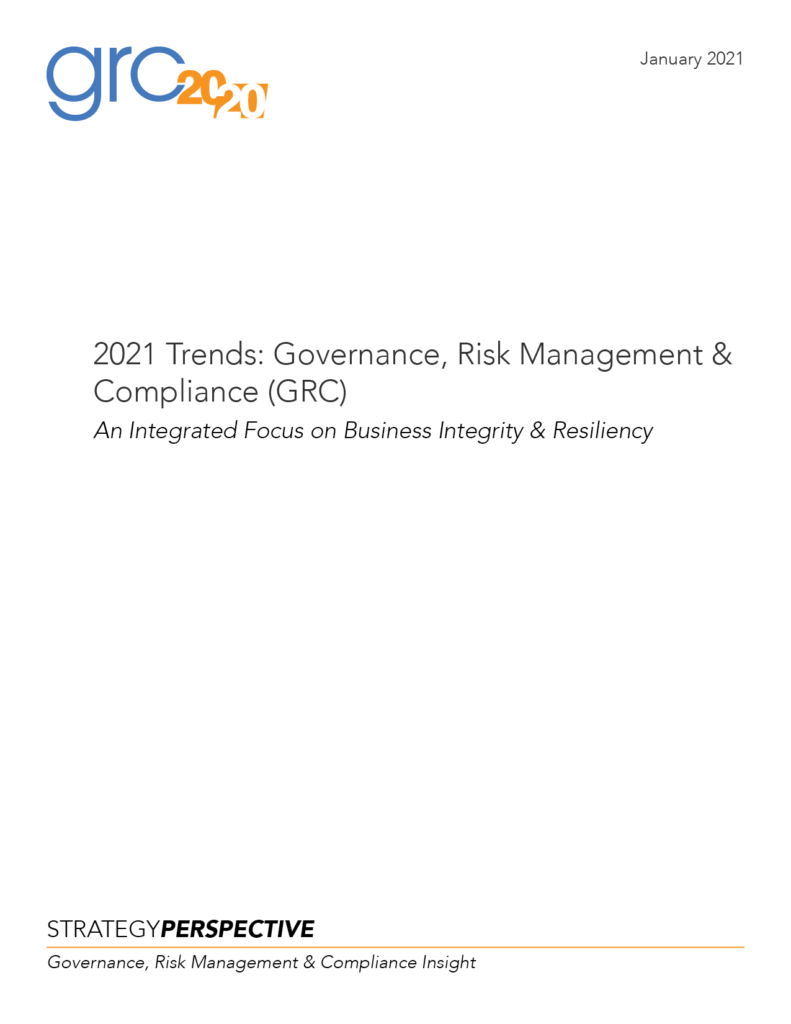2021 Trends ThirdParty GRC Management GRC 20/20 Research, LLC