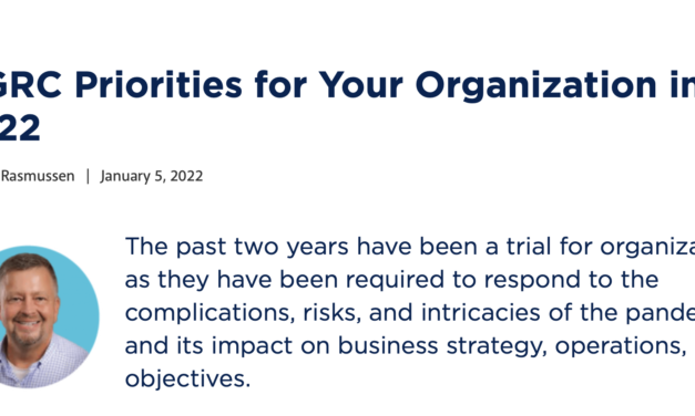 3 GRC Priorities for Your Organization in 2022